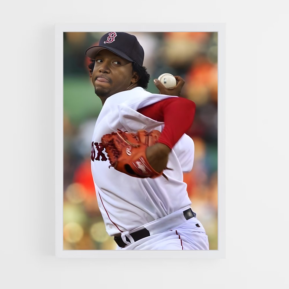 Poster Pedro lancer – affiche Baseball (vue 3)